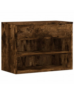Scarpiera Rovere Fumo 60x30x45 cm in Legno Multistrato 2