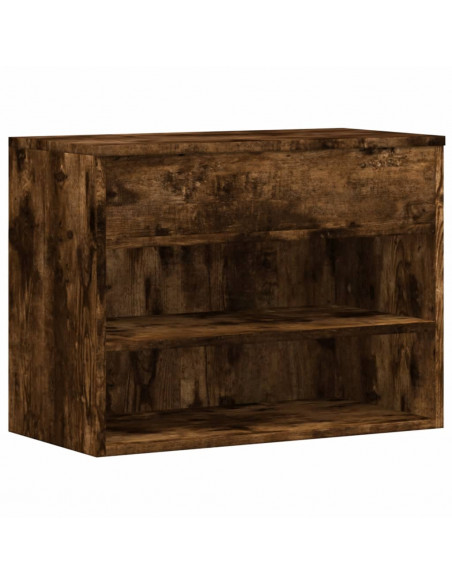 Scarpiera Rovere Fumo 60x30x45 cm in Legno Multistrato