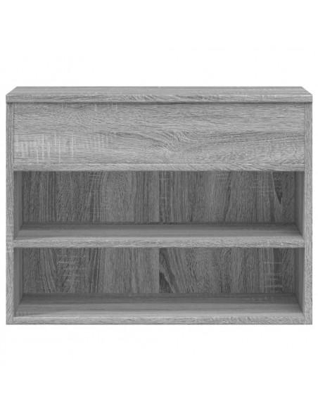 Scarpiera Grigio Sonoma 60x30x45 cm in Legno Multistrato
