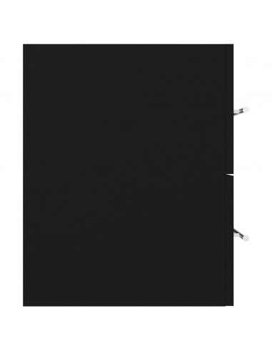 Mobile Lavabo Nero 100x38,5x48 cm in Legno Multistrato