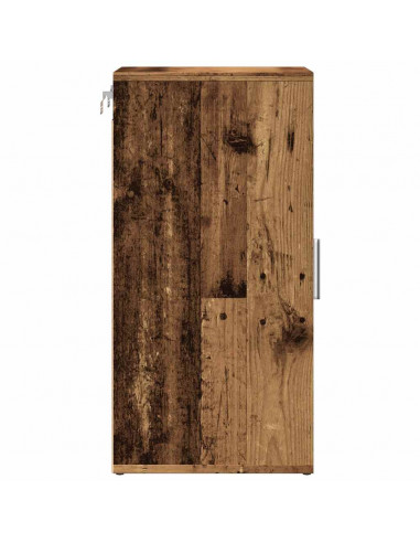 Scarpiere 2 pz Legno Antico 32x35x70 cm in Legno Multistrato