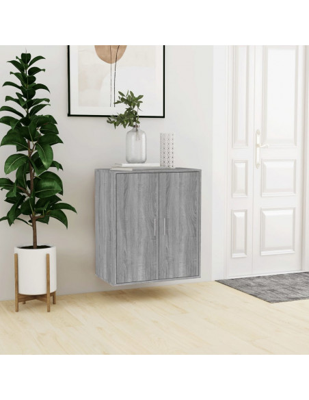 Scarpiera Grigio Sonoma 60x35x70 cm in Legno Multistrato