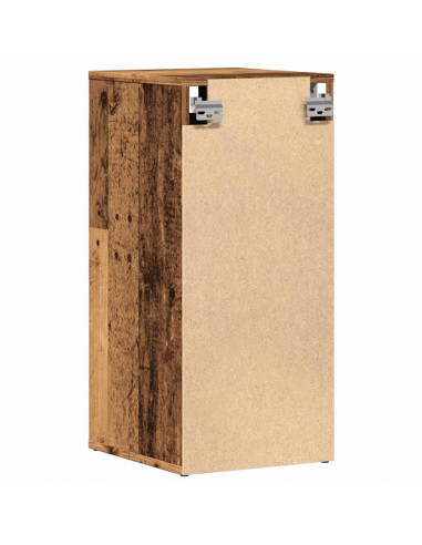 Scarpiere 2 pz Legno Antico 32x35x70 cm in Legno Multistrato