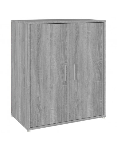 Scarpiera Grigio Sonoma 60x35x70 cm in Legno Multistrato