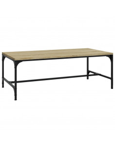 Tavolino da Salotto Rovere Sonoma 100x50x35cm Legno Multistrato 2