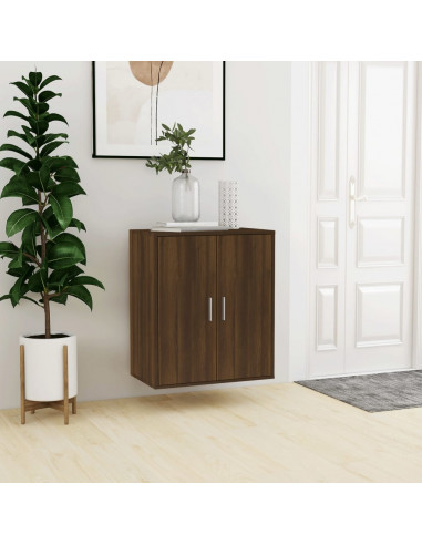 Scarpiera Rovere Marrone 60x35x70 cm in Legno Multistrato