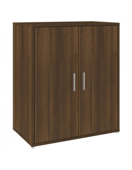 Scarpiera Rovere Marrone 60x35x70 cm in Legno Multistrato