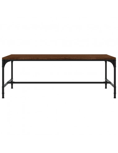 Tavolino da Salotto Rovere Marrone100x50x35cm Legno Multistrato