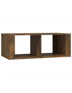 Tavolino da Salotto Rovere Fumo 100x50x36 cm Legno Multistrato 2