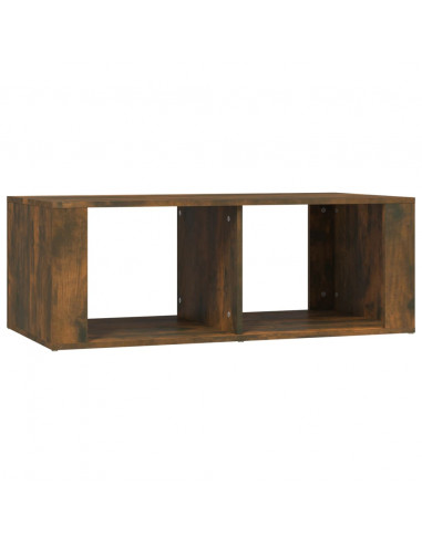 Tavolino da Salotto Rovere Fumo 100x50x36 cm Legno Multistrato