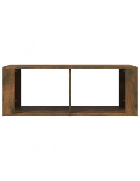 Tavolino da Salotto Rovere Fumo 100x50x36 cm Legno Multistrato