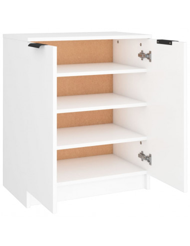 Scarpiera Bianca 59x35x70 cm in Legno Multistrato