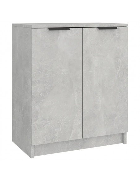 Scarpiera Grigio Cemento 59x35x70 cm in Legno Multistrato