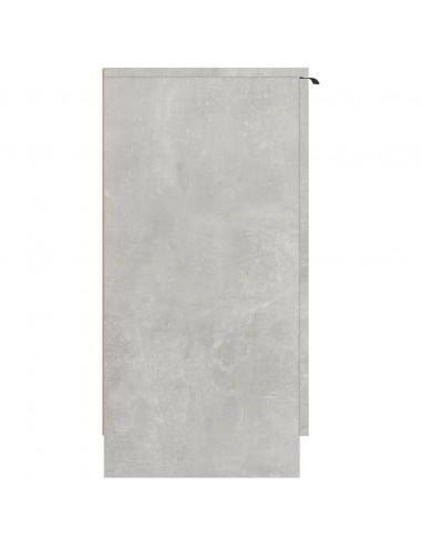 Scarpiera Grigio Cemento 59x35x70 cm in Legno Multistrato