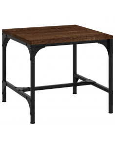 Tavolino da Salotto Rovere Marrone 50x50x35 cm in Multistrato 2