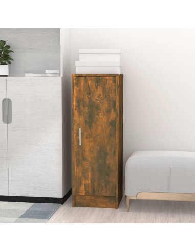 Scarpiera Rovere Fumo 32x35x92 cm in Legno Multistrato