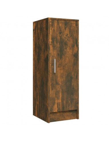 Scarpiera Rovere Fumo 32x35x92 cm in Legno Multistrato
