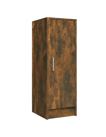 Scarpiera Rovere Fumo 32x35x92 cm in Legno Multistrato