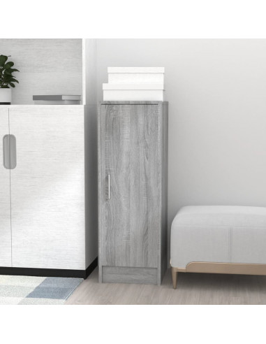 Scarpiera Grigio Sonoma 32x35x92 cm in Legno Multistrato