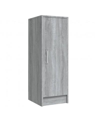 Scarpiera Grigio Sonoma 32x35x92 cm in Legno Multistrato