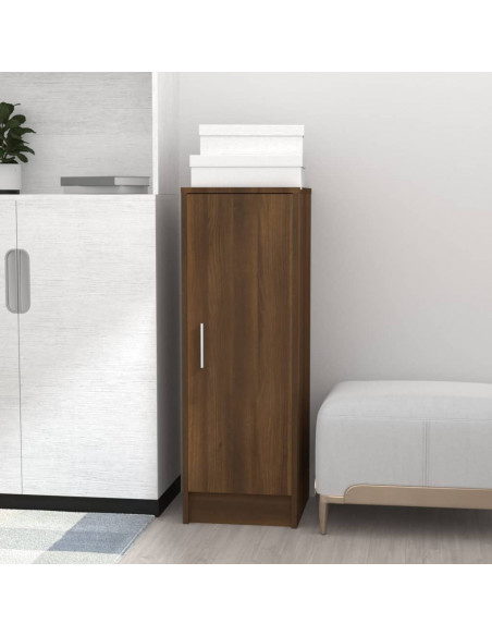 Scarpiera Rovere Marrone 32x35x92 cm in Legno Multistrato