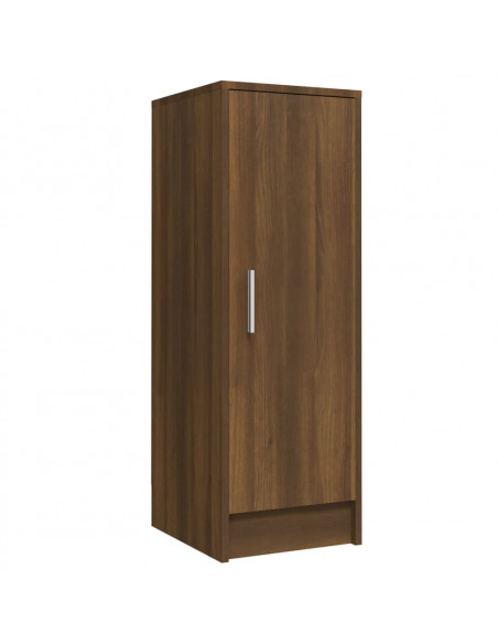 Scarpiera Rovere Marrone 32x35x92 cm in Legno Multistrato
