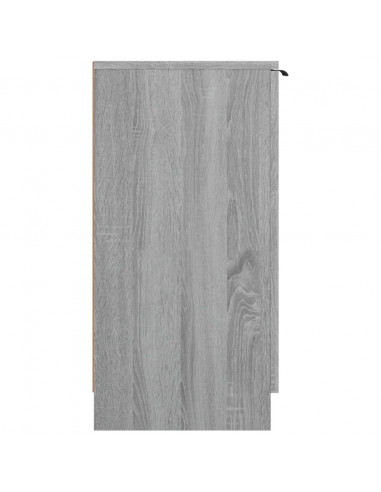 Scarpiera Grigio Sonoma 59x35x70 cm in Legno Multistrato