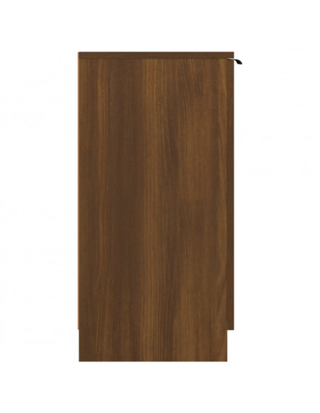 Scarpiera Rovere Marrone 59x35x70 cm in Legno Multistrato