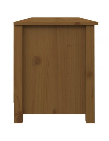 Scarpiera Miele 110x38x45,5 cm in Legno Massello di Pino