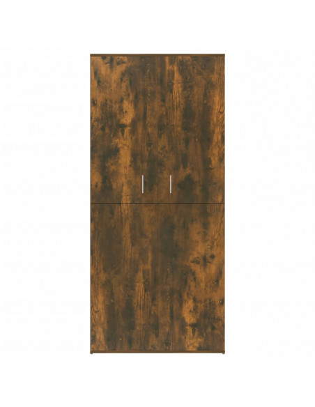 Scarpiera Rovere Fumo 80x39x178 cm in Legno Multistrato