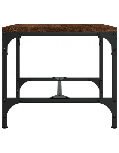 Tavolino da Salotto Rovere Marrone 40x40x35cm Legno Multistrato