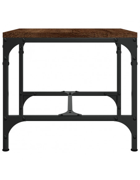 Tavolino da Salotto Rovere Marrone 40x40x35cm Legno Multistrato