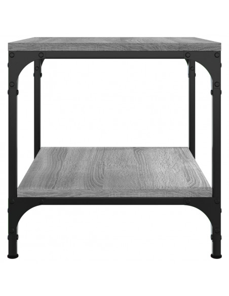 Tavolino Grigio Sonoma 40x40x40 cm in Legno Multistrato