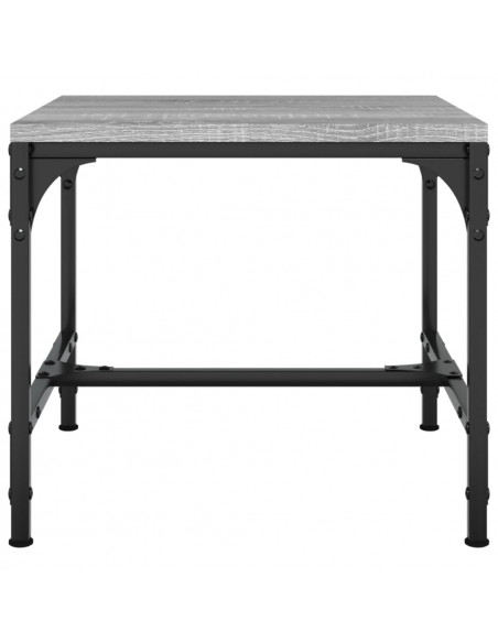 Tavolino Grigio Sonoma 40x40x35 cm in Legno Multistrato