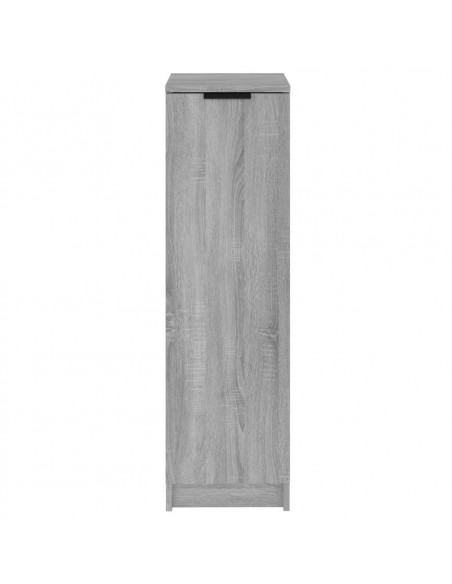 Scarpiera Grigio Sonoma 30x35x100 cm in Legno Multistrato