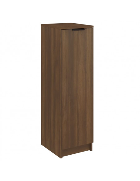 Scarpiera Rovere Marrone 30x35x100 cm in Legno Multistrato