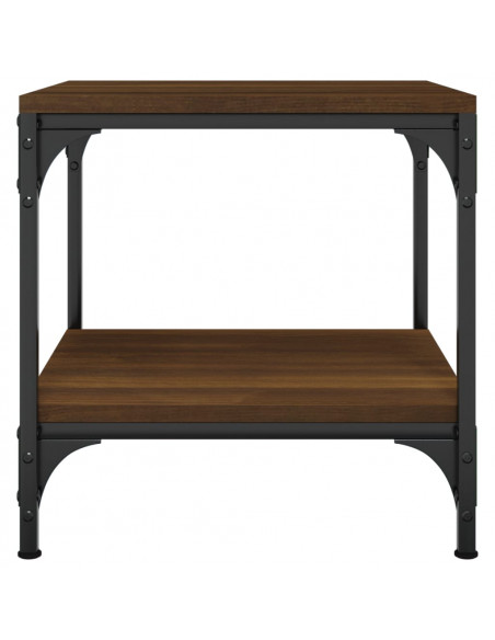 Tavolino da Salotto Rovere Marrone 40x40x40cm Legno Multistrato