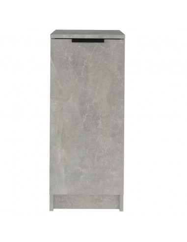 Scarpiera Grigio Cemento 30x35x70 cm in Legno Multistrato