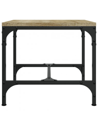 Tavolino da Salotto Rovere Sonoma 50x50x35 cm Legno Multistrato