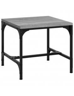 Tavolino da Salotto Grigio Sonoma 50x50x35 cm Legno Multistrato 2