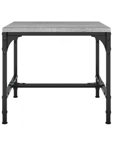 Tavolino da Salotto Grigio Sonoma 50x50x35 cm Legno Multistrato