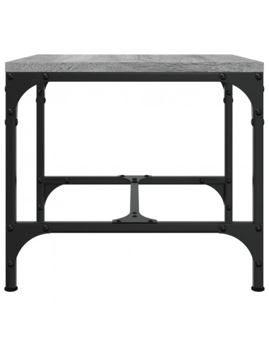 Tavolino da Salotto Grigio Sonoma 50x50x35 cm Legno Multistrato