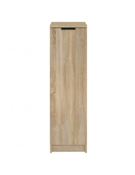 Scarpiera Rovere Sonoma 30x35x100 cm in Legno Multistrato