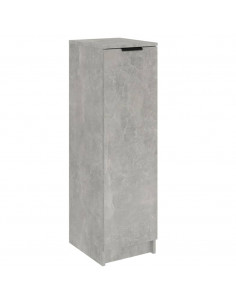 Scarpiera Grigio Cemento 30x35x100 cm in Legno Multistrato 2