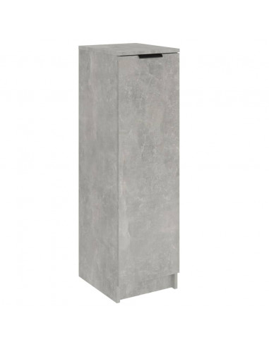 Scarpiera Grigio Cemento 30x35x100 cm in Legno Multistrato