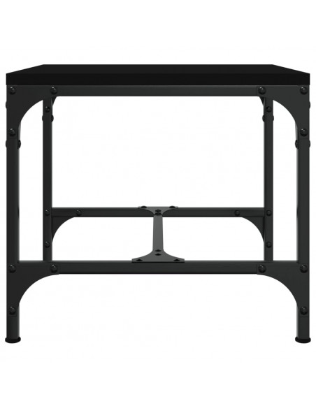 Tavolino Nero 40x40x35 cm in Legno Multistrato