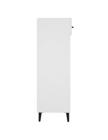 Scarpiera Bianca 30x35x105 cm in Legno Multistrato