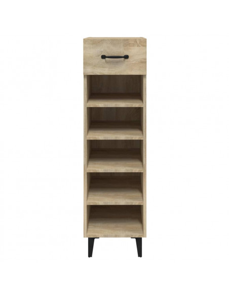 Scarpiera Rovere Sonoma 30x35x105 cm in Legno Multistrato