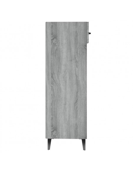 Scarpiera Grigio Sonoma 30x35x105 cm in Legno Multistrato
