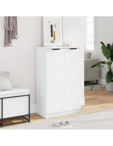 Scarpiera Bianca 59x35x100 cm in Legno Multistrato